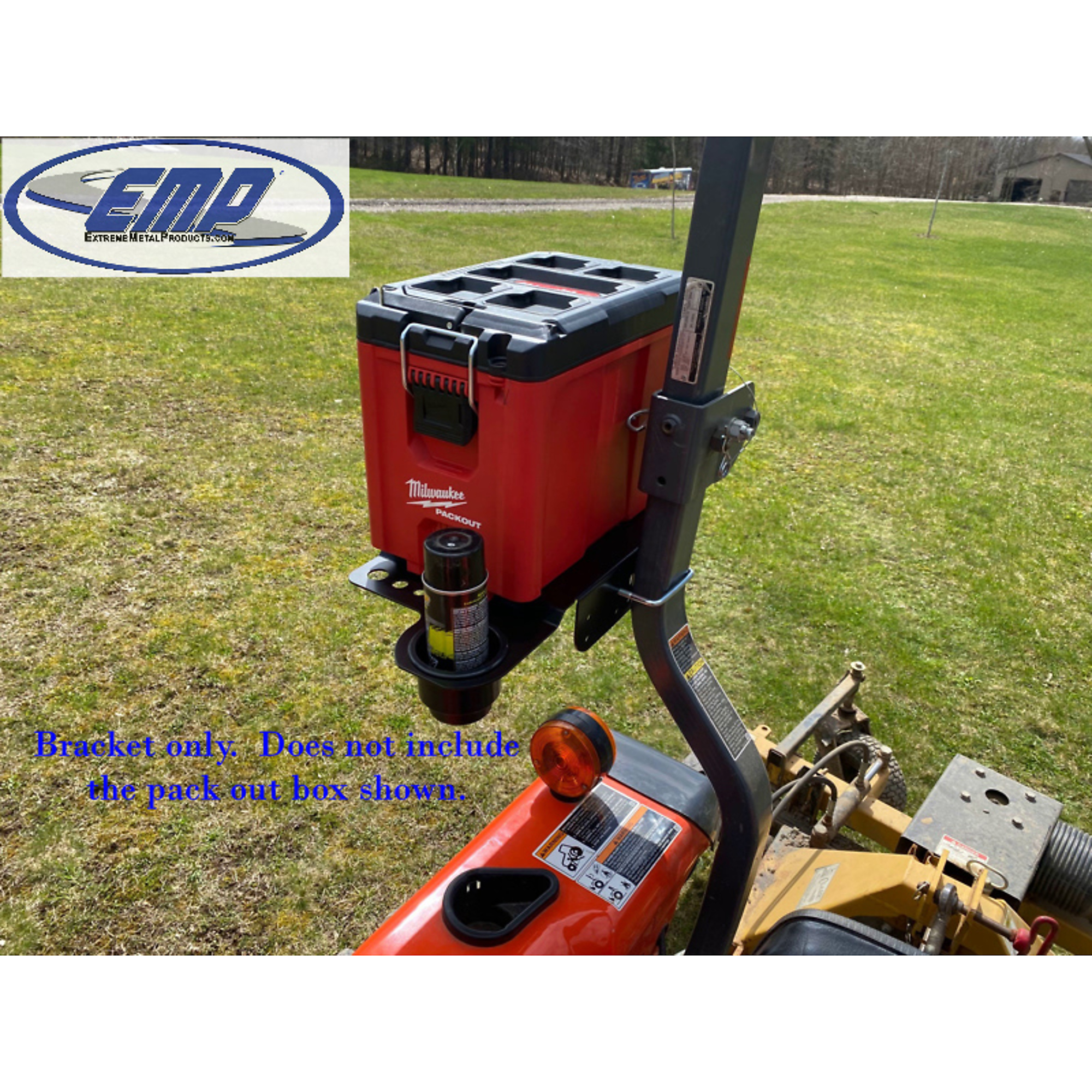 Extreme Metal Products Universal ROPS Bracket/Rack for Milwaukee PACKOUT Toolbox or Cooler, Model# 14550